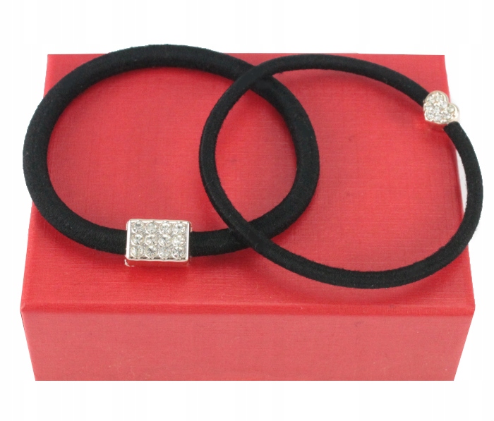 

Gumki Do Włosów 2 sztuki Złote Ozdoby