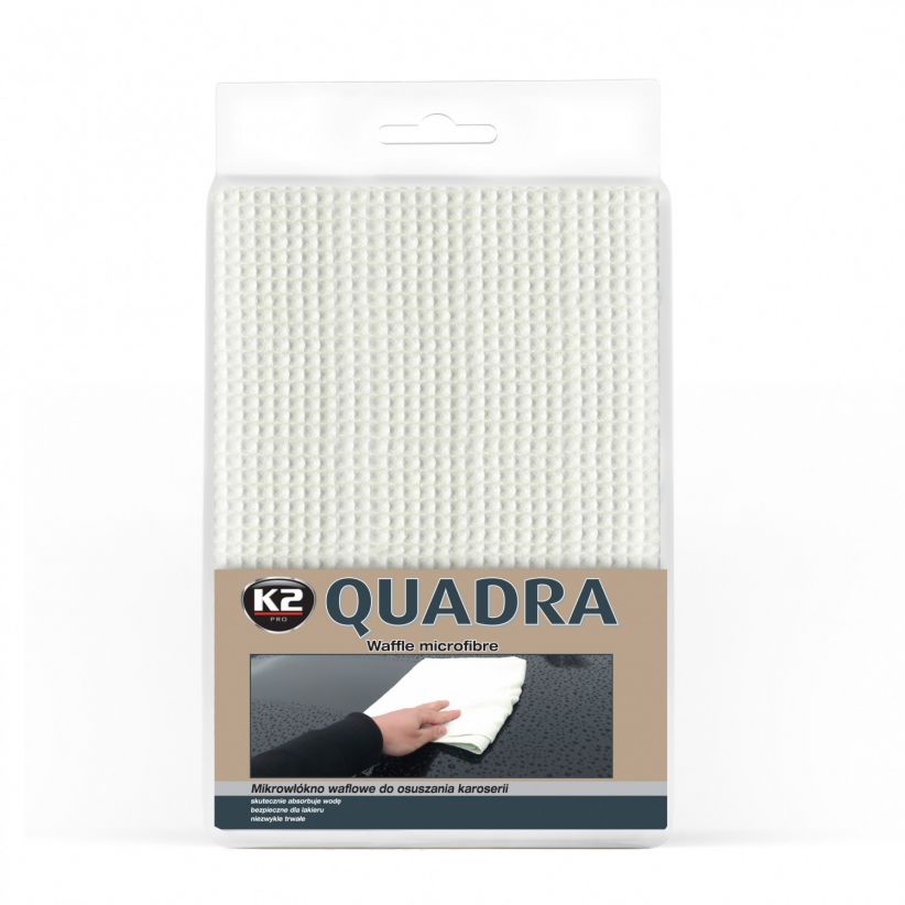 

K2 Quadra mikrofibra waflowa do osuszania 60x90cm