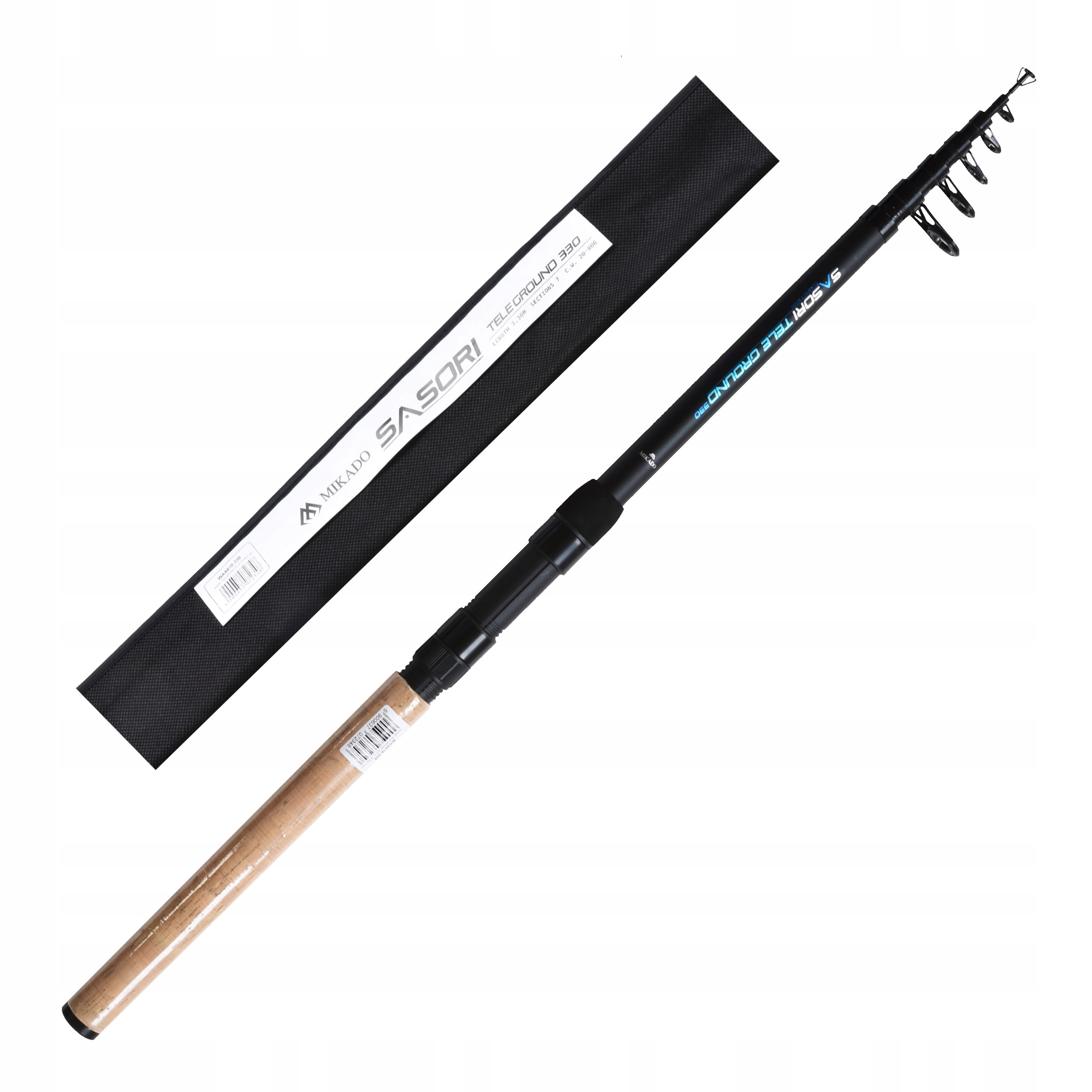 Wędka uniwersalna spławik/grunt Mikado Sasori Tele Ground 3.30m 20-80g