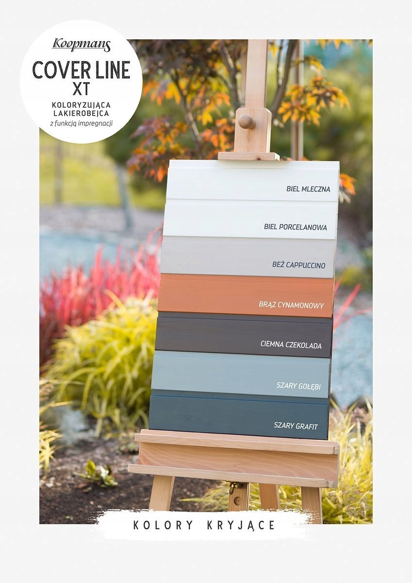 KOOPMANS COVER LINE XT 1L LAKIEROBEJCA BIEL MLEKO Rodzaj bejca
