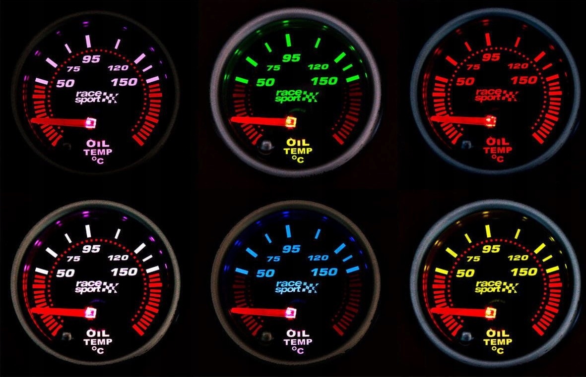 WSKAŹNIK OBROTÓW 52MM PODŚWIETLENIE 7 KOLORÓW EAN (GTIN) 8424332885449