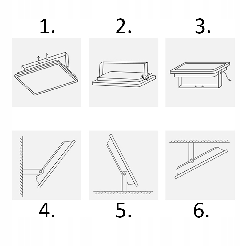 HALOGEN LED 50W NAŚWIETLACZ SLIM CZUJNIK RUCHU ZEWNĘTRZNY DO MAGAZYNU Barwa światła biały zimny