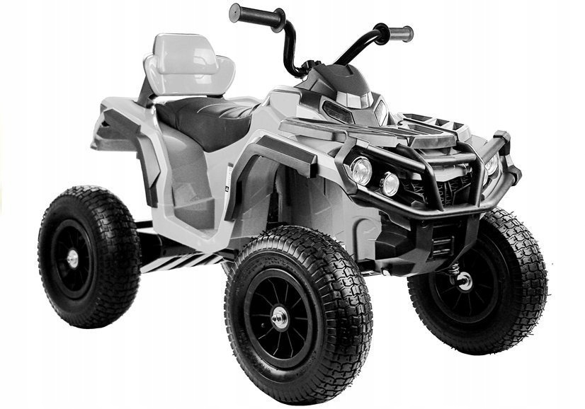 Quad na akumulator dziecięcy 12V 7Ah z pilotem 2.4G pompowane koła biały