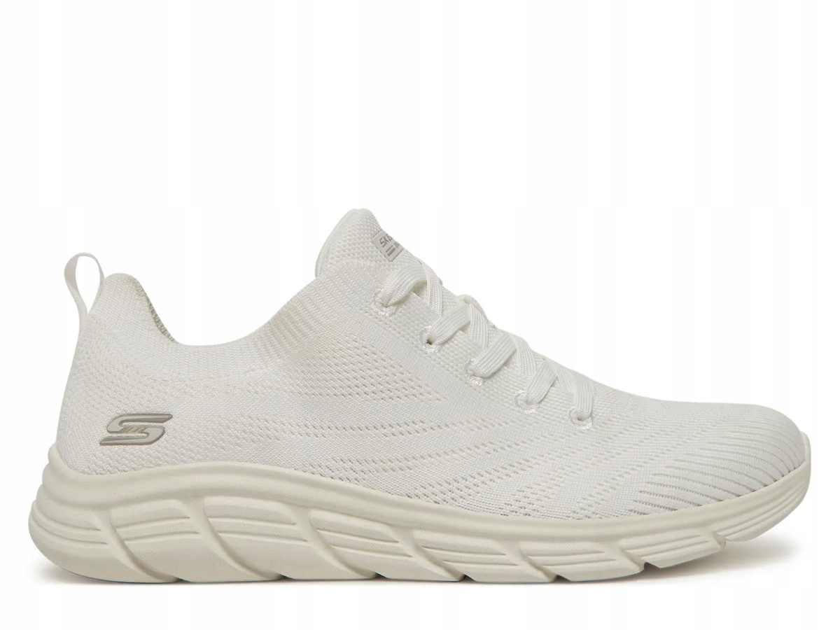 Dámské boty Skechers 117591WHT Bobs B Flex Lo Graceful Stride Bílé 41