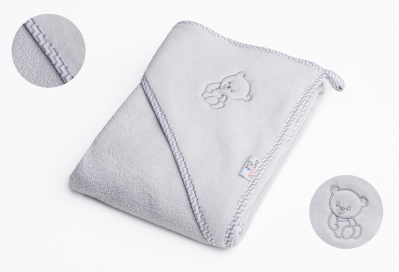 BC OKRYCIE KĄPIELOWE KAPTUREK RĘCZNIK 100x100 GREY Kod producenta BOC0110