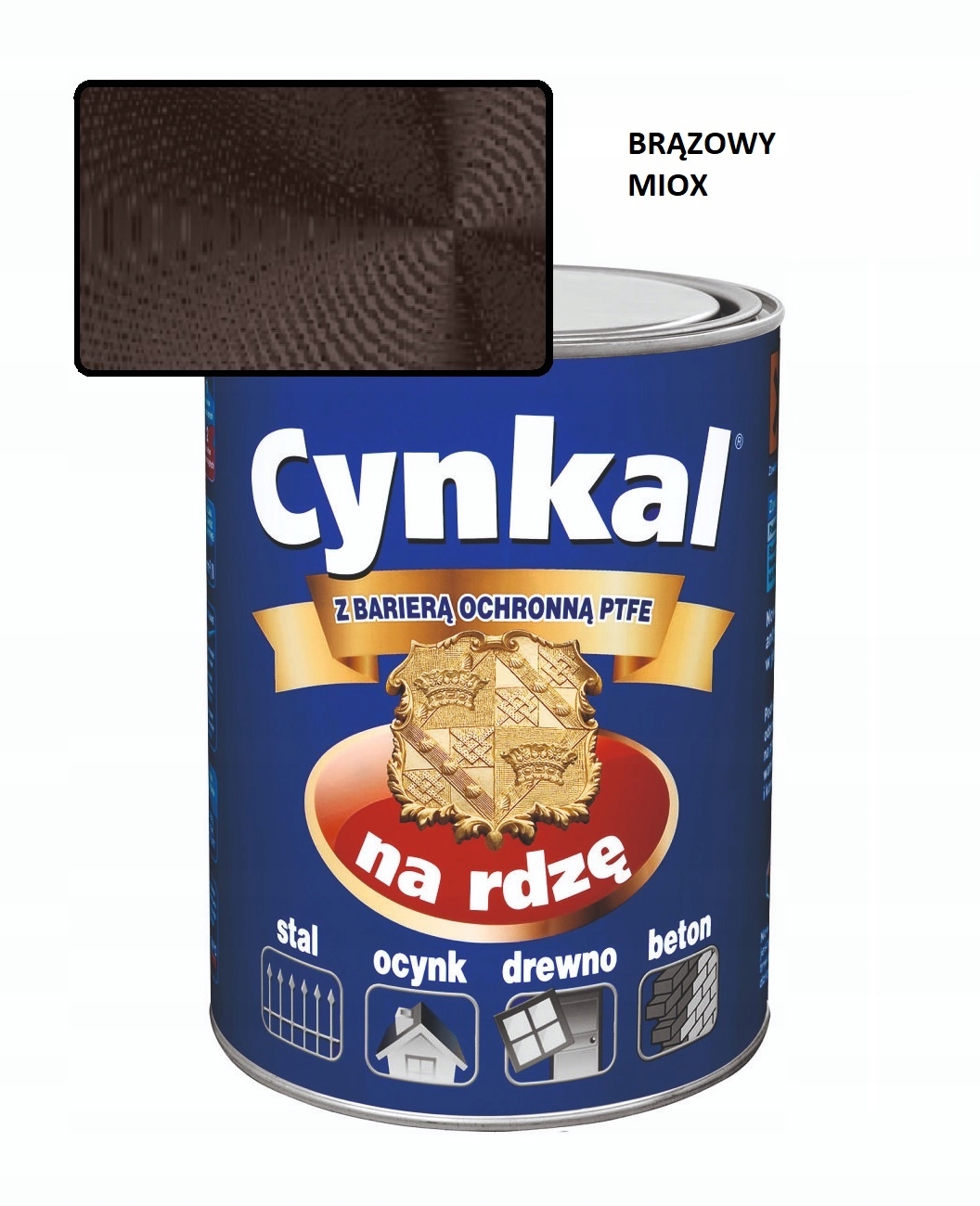 Univerzální Barva Cynkal 10L Hnědá Miox