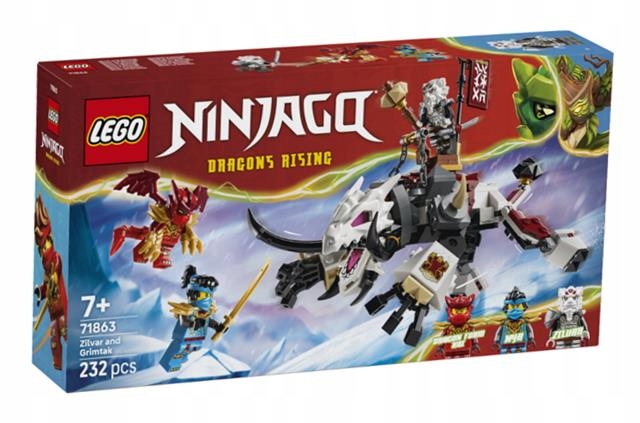Lego(r) Ninjago 71863 Zilvar A Dračí Bestie Grimtak