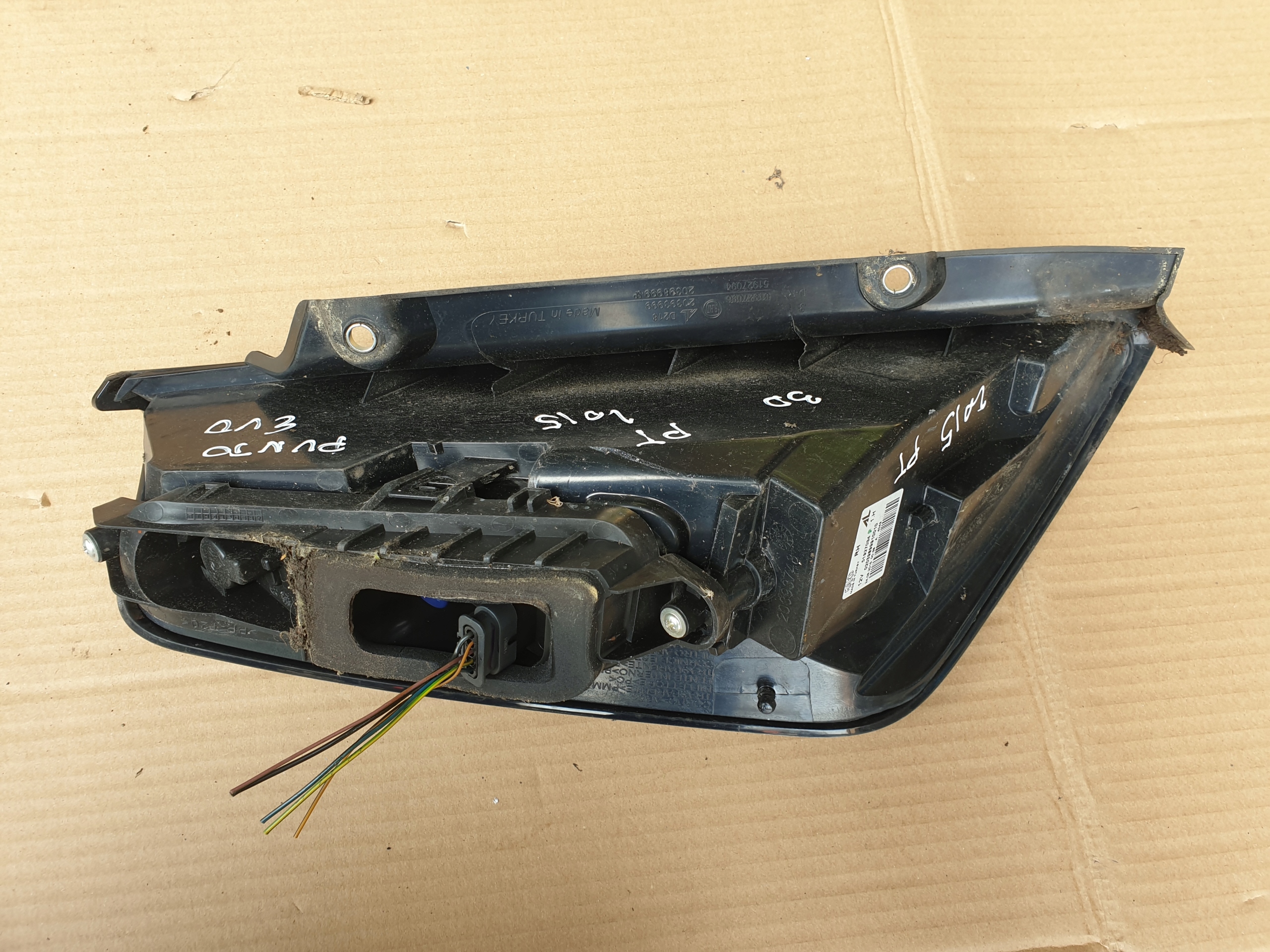 light rear right FIAT PUNTO EVO 2012- 3D 51927094
