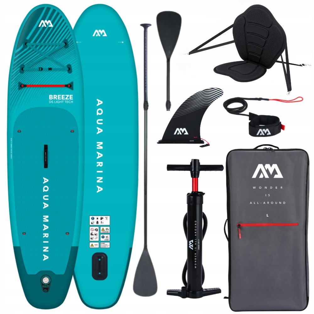 Deska Sup Aqua Marina Breeze 9'10" Blue Combo zestaw kajakowy z siedziskiem