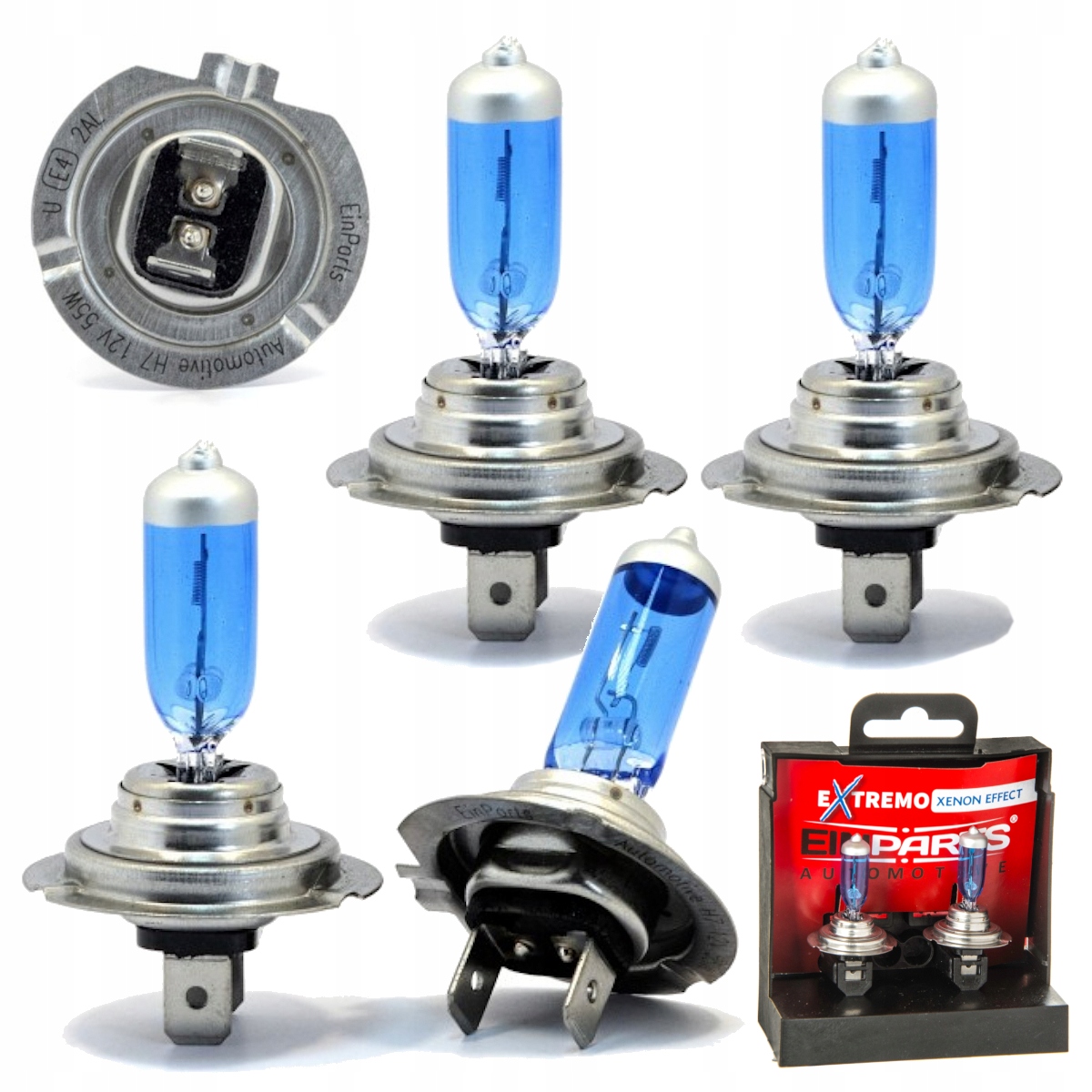 

Żarówki H7 55W Extremo Moc Białe Xenon Effect 4SZT