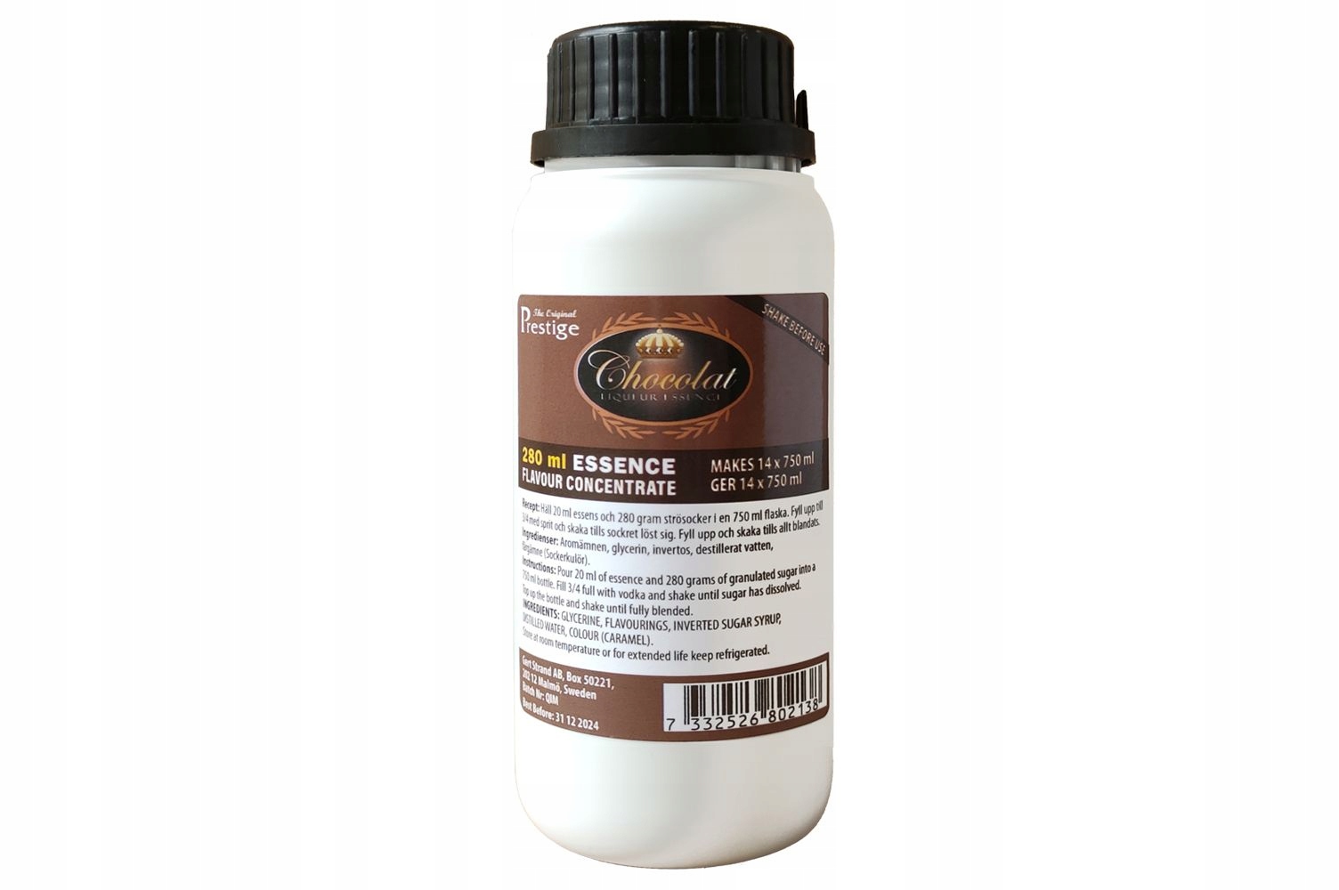 Zaprawka esencja Prestige Chocolat Liqueur czekolada czekoladówka 280ml