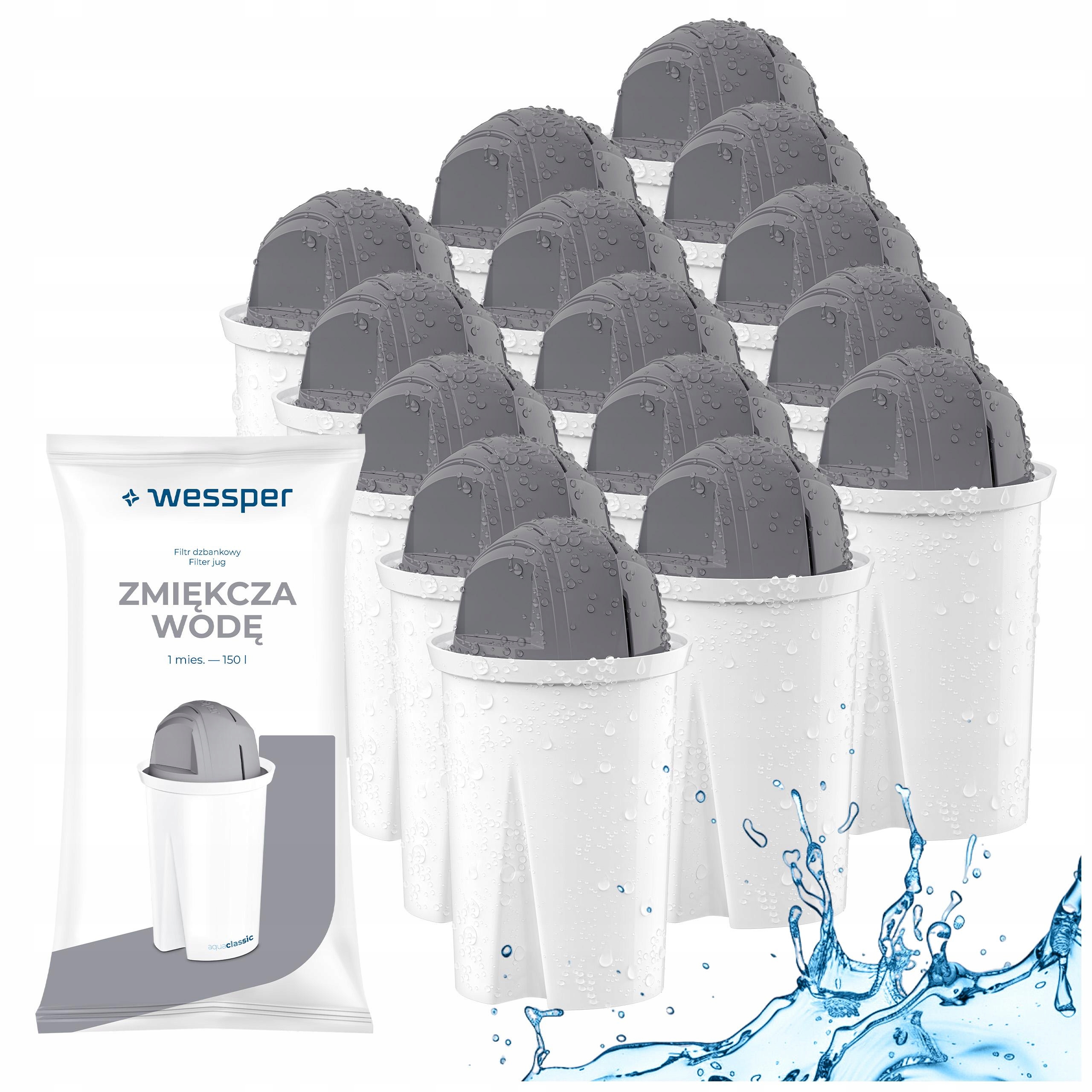 Filtr Wessper na tvrdou vodu do skleněné konvice Dafi, náhrada 15x