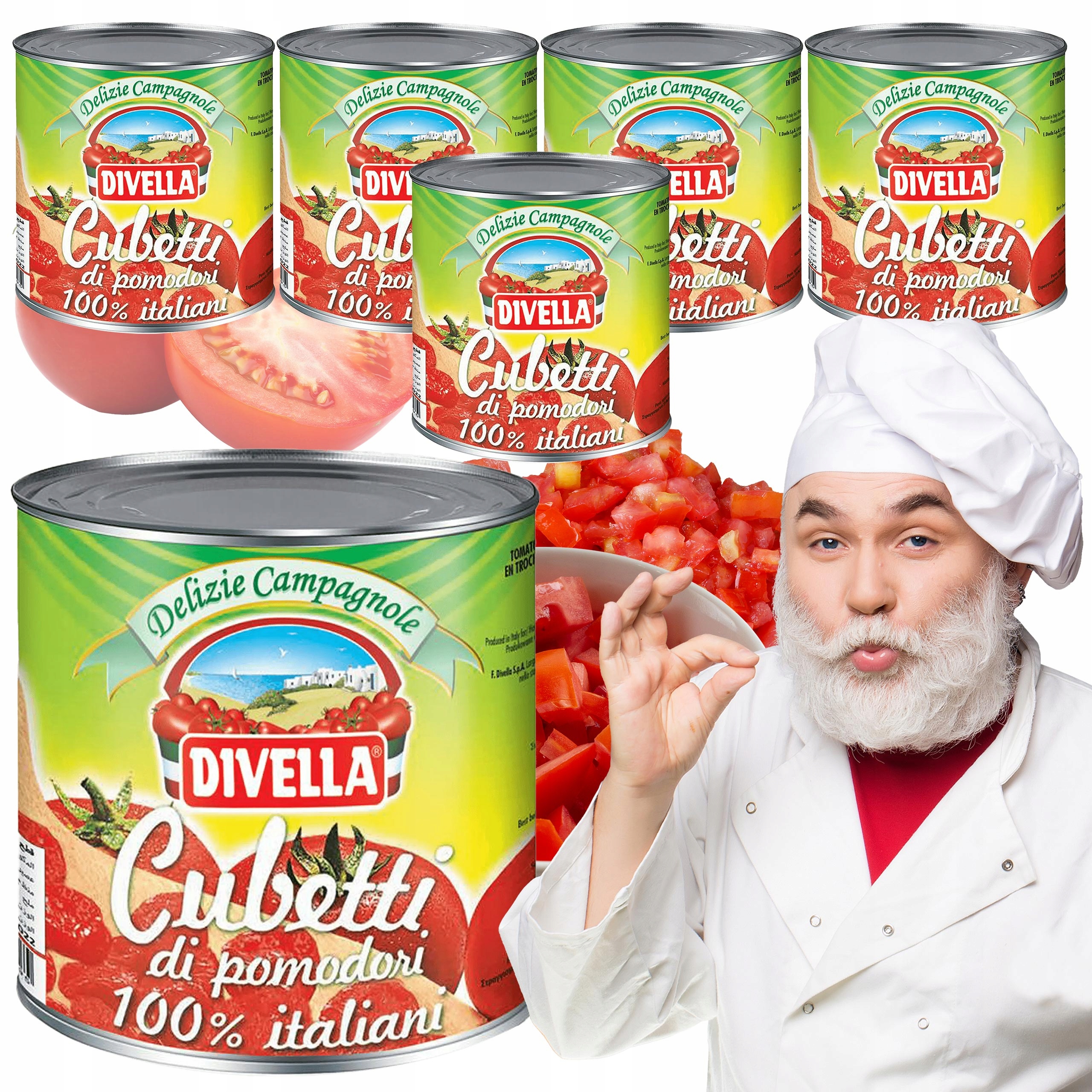 Levně Rajčata 6 X 2,5 Kg Pelati