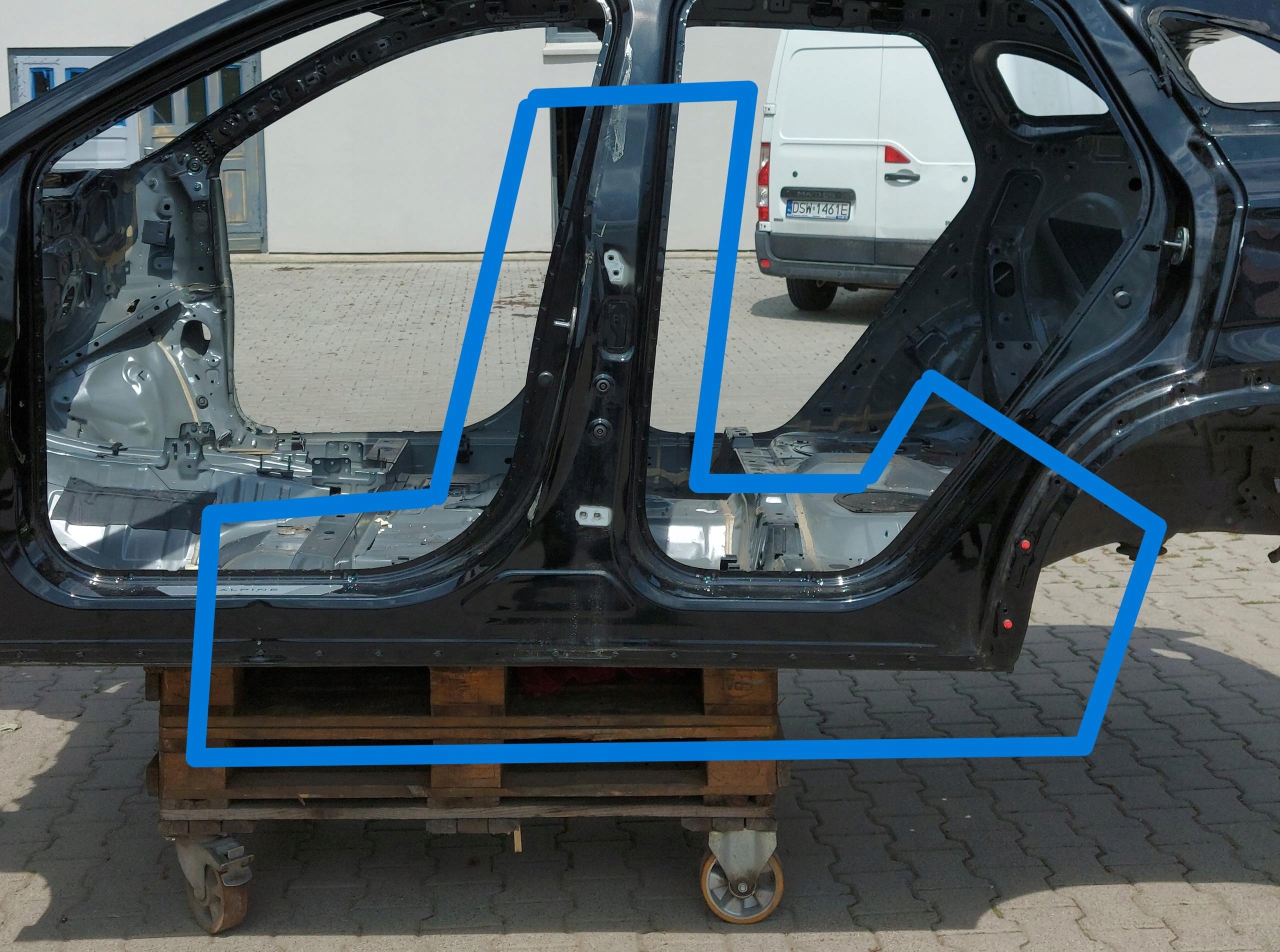 RENAULT AUSTRAL E Säule mitte Seitenschweller links