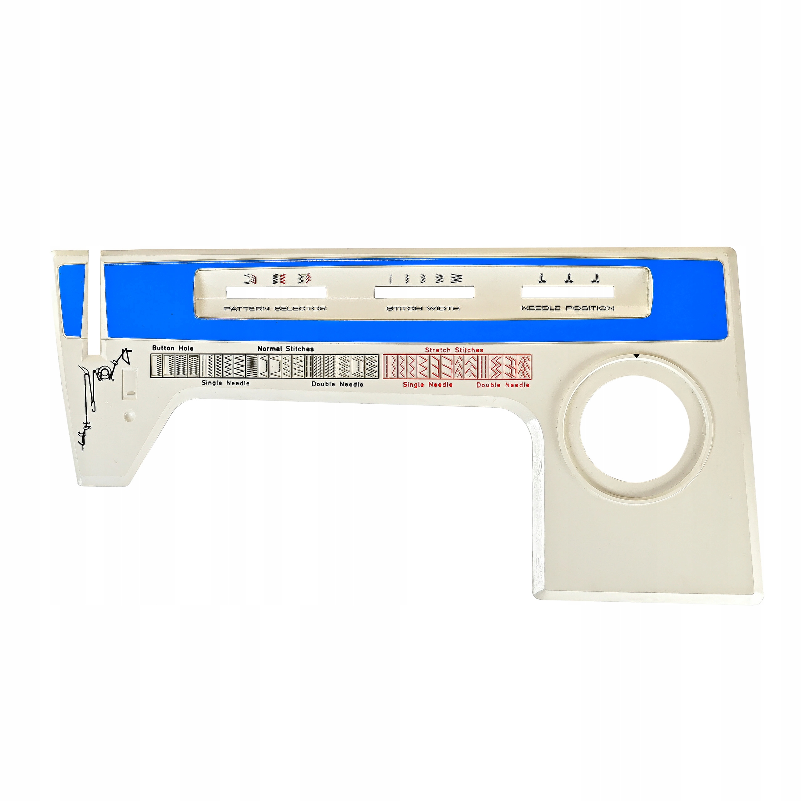 Tabliczka informacyjna maszyn Singer Kl. 800