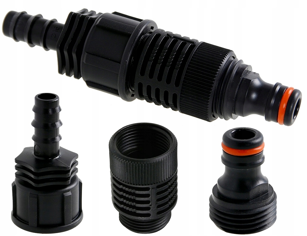 ZESTAW ZŁĄCZEK ZŁĄCZKA DO LINII LINIA KROPLUJĄCA 16 mm Z WĄŻ + REDUKTOR