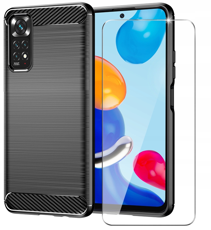 

Etui Karbon Szkło do Xiaomi Redmi Note 11 11S