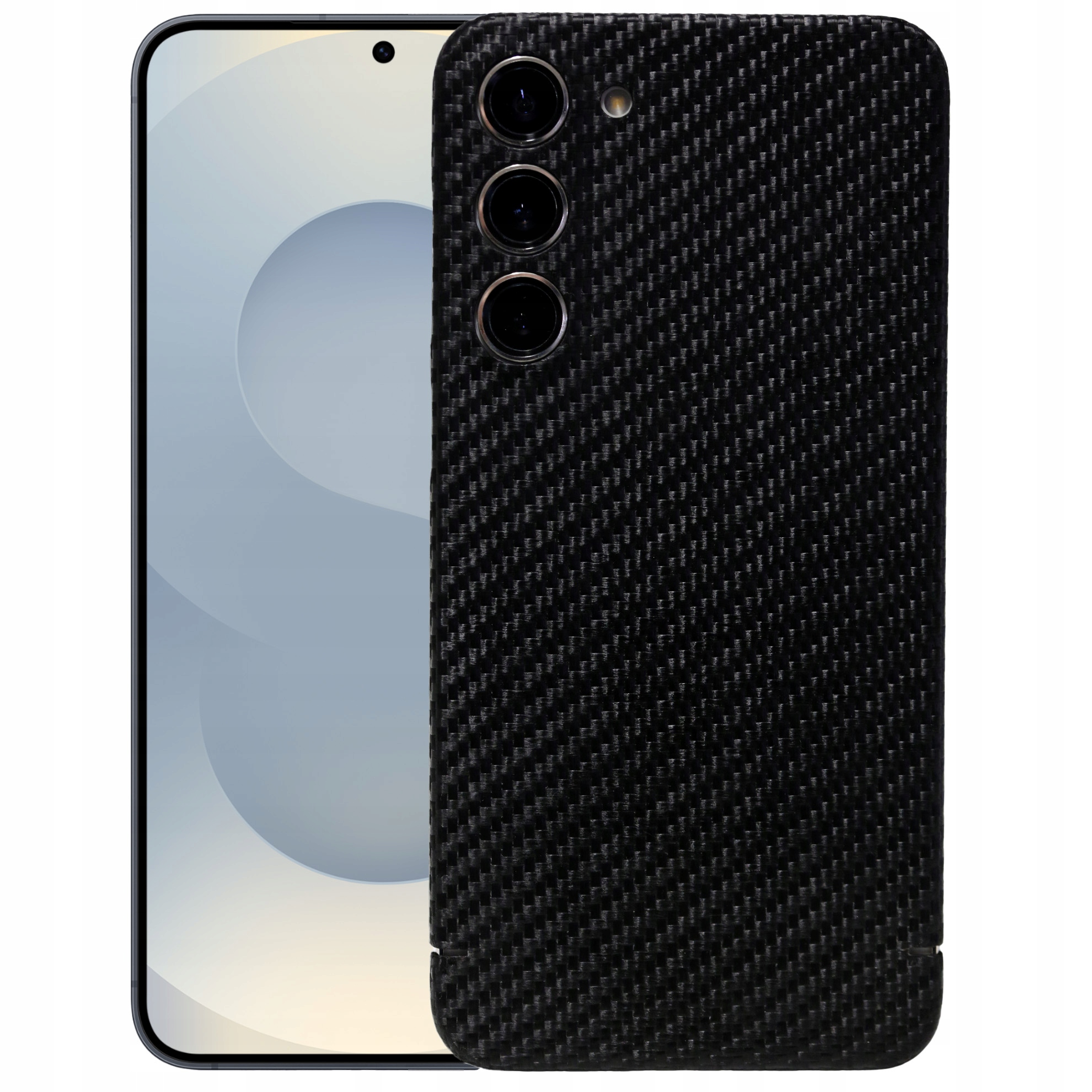 Ochranné karbónové puzdro Nevox pre Galaxy S25, pevné puzdro na telefón