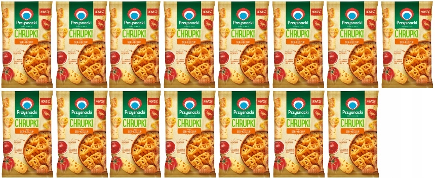15x 120g Przysnacki Chrupki o smaku ser-keczup Karton