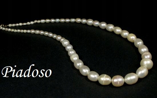 Přírodní perly Krásný náhrdelník Stříbro Akce