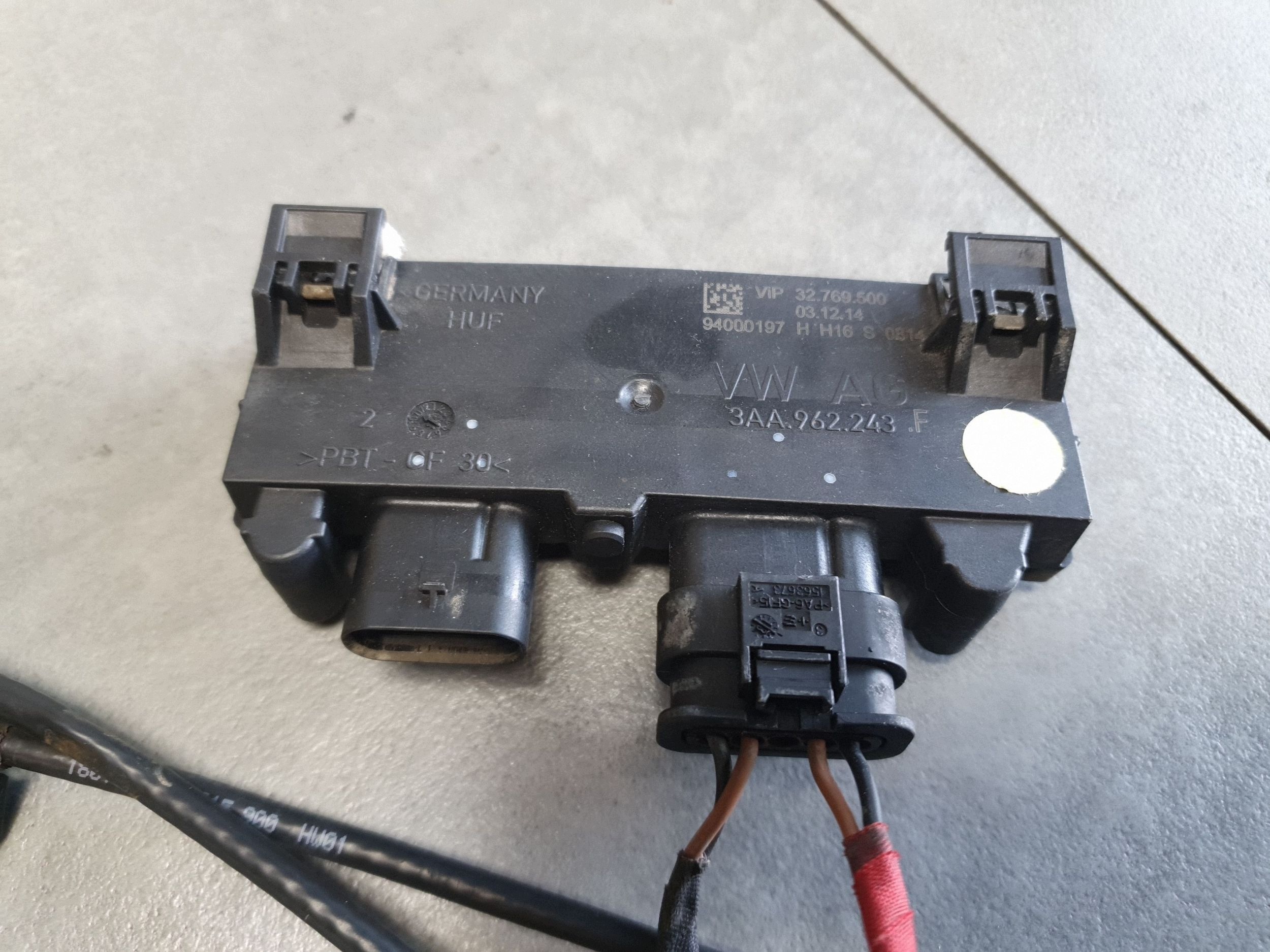 Audi Q7 4M module of the opening bonnet boot 3AA962243F