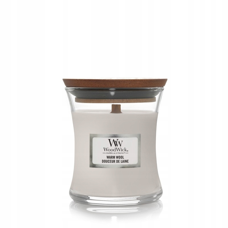 

Świeca Woodwick mała 85g Warm Wool Bestseller