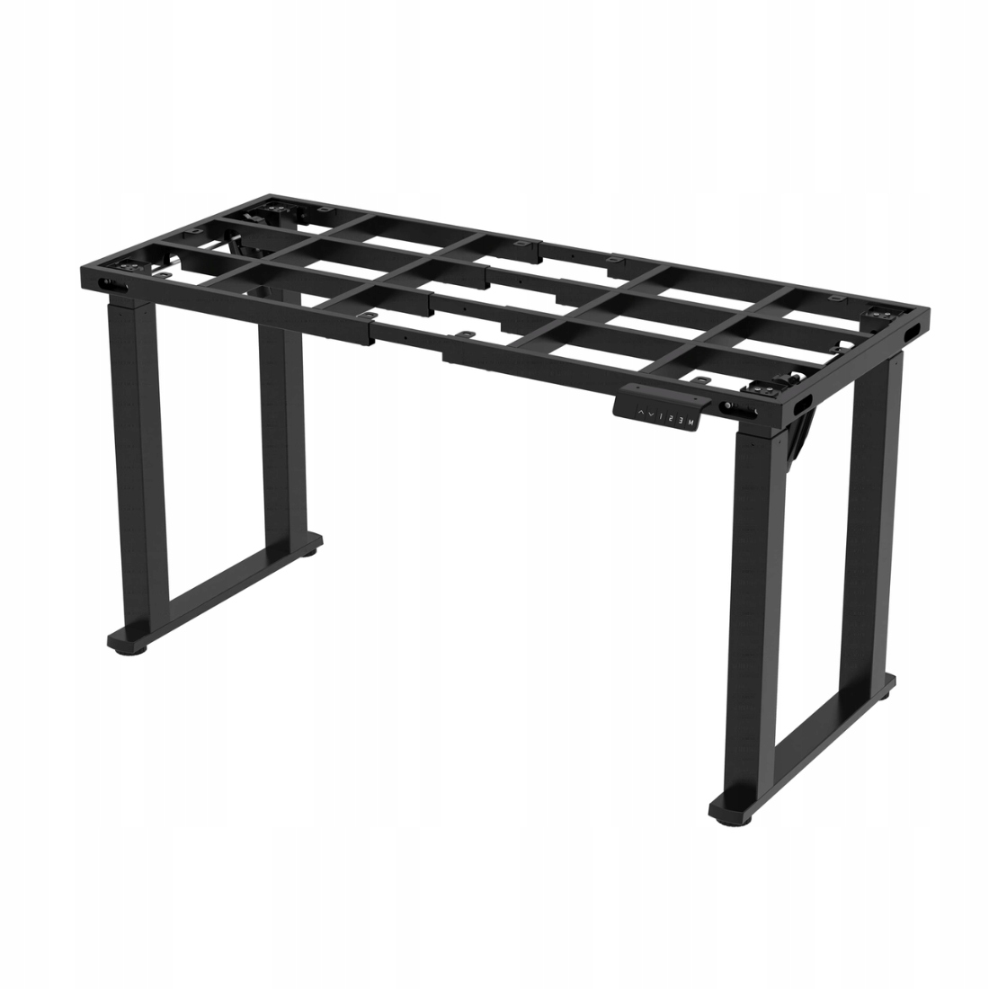 Stelaż Elektryczny do Biurka 4 Nogi 2 Silniki 100kg Led SPE426B czarny