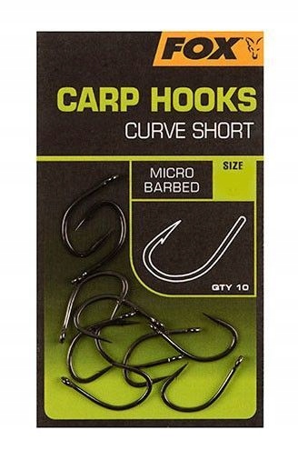 Haczyk Fox Carp Hooks Curve Shank Short rozm.6 Typ haczyki