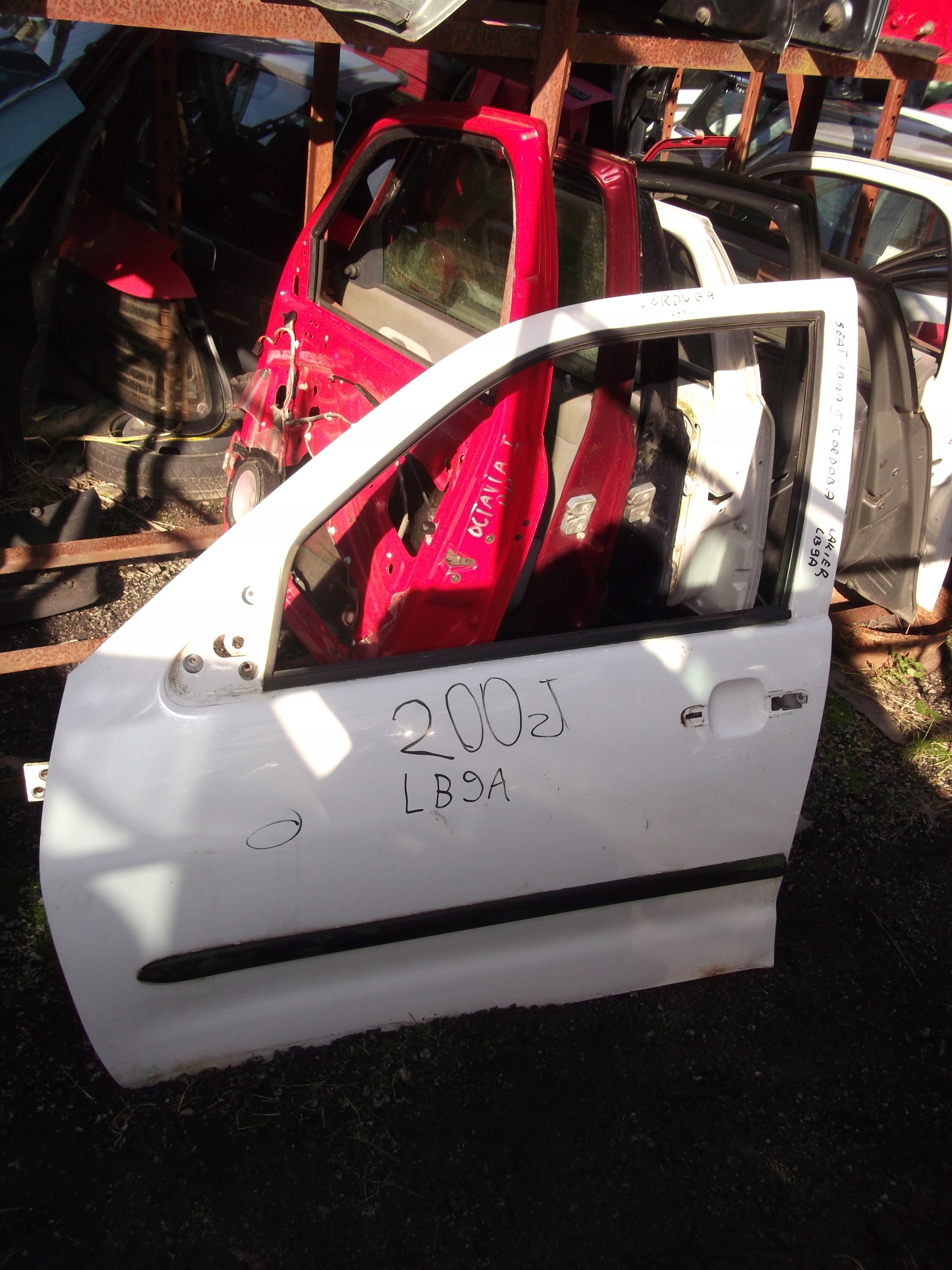 SEAT IBIZA CORDOBA LB9Z DRZWI LEWE PRZEDNIE