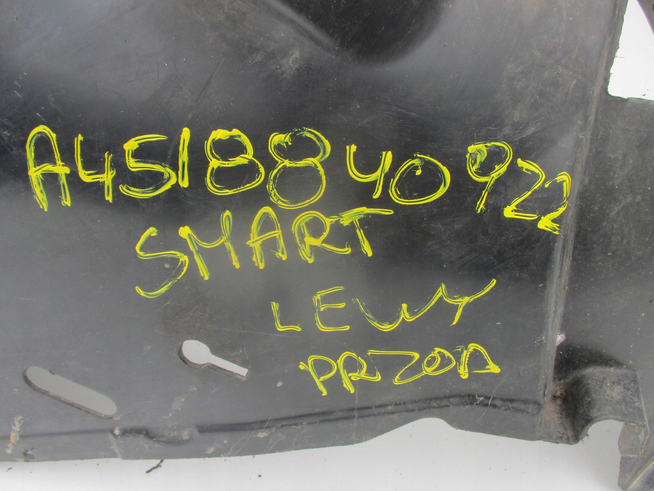 mudguard front left SMART A4518840922