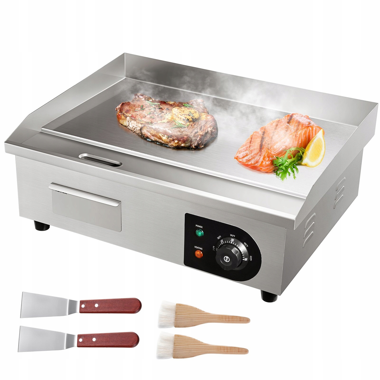 Elektrická varná deska 3000 W 53 cm teflonová gastronomie food truck