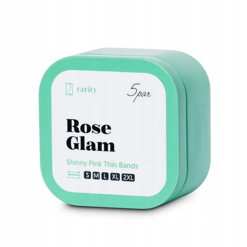 Rarity Silikonové válečky Rose Glam 5 párů