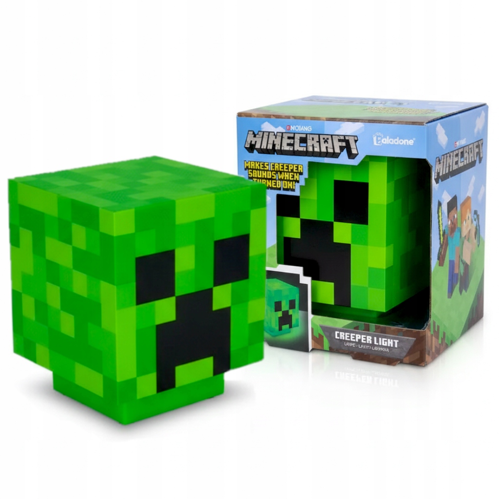 Minecraft Creeper Light V2 - светодиодная лампа Paladone, прикроватный стол, подарок LED