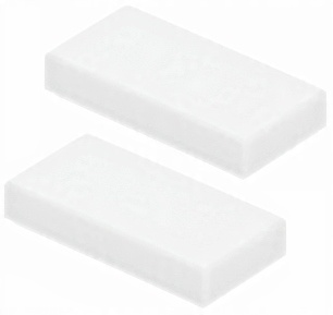 

00758Na Lego 3069b 306901 płytka 1x2 gł biały 2szt
