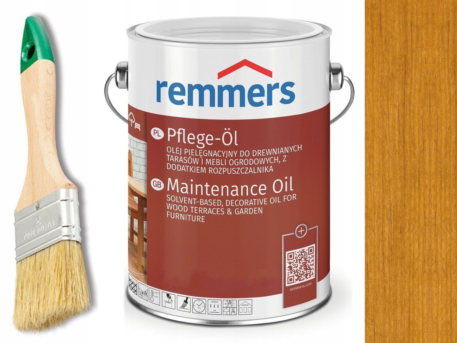 Remmers Pflege-Ol olej do tarasu DĄB RUSTYK 0,75L