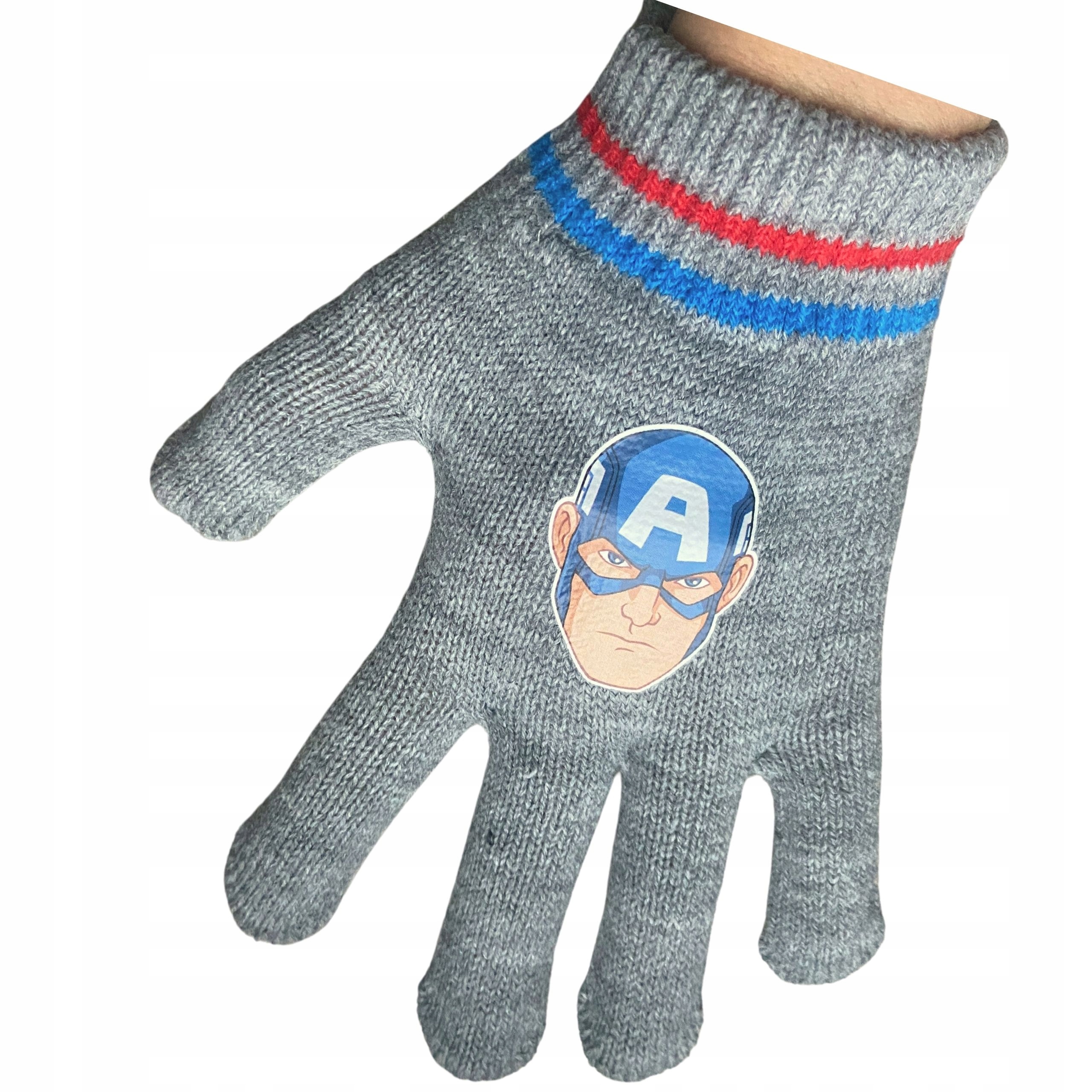 RĘKAWICZKI ZIMOWE AVENGERS CHŁOPIĘCE 17cm 4-8 lat Marka EplusM