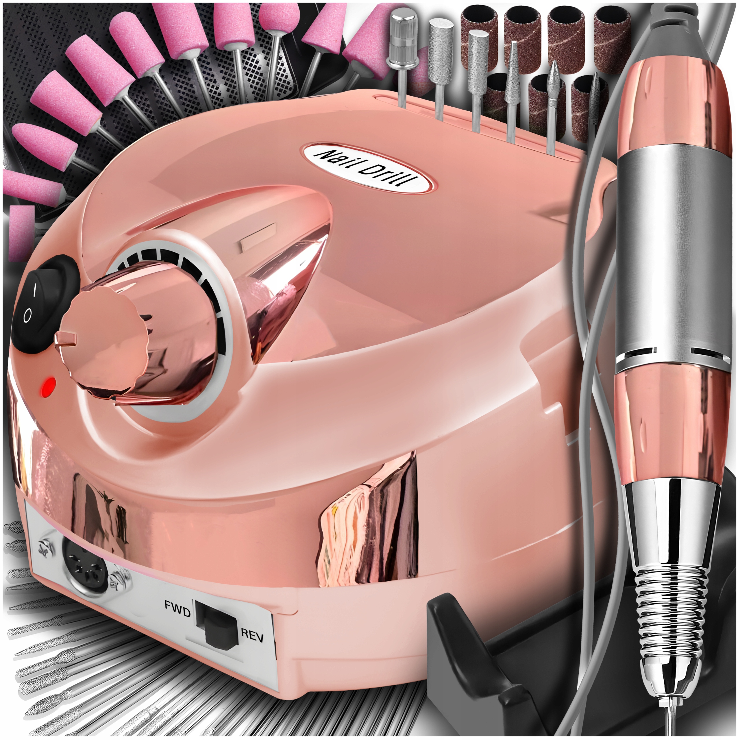 Bruska Manikúra Pedikúra 65W Profesionální Silná Frézy