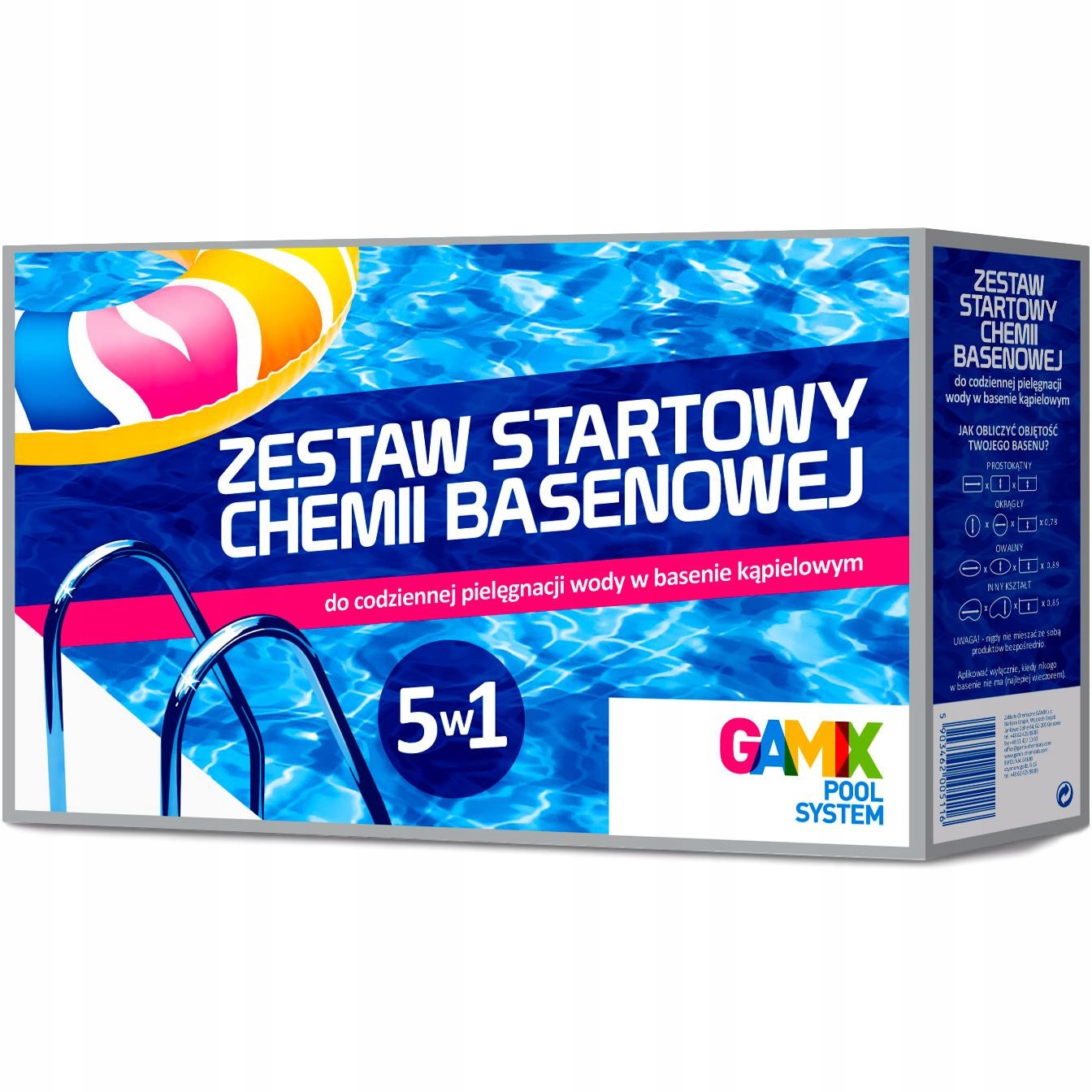Chemia basenowa Zestaw Startowy do basenu 5w1
