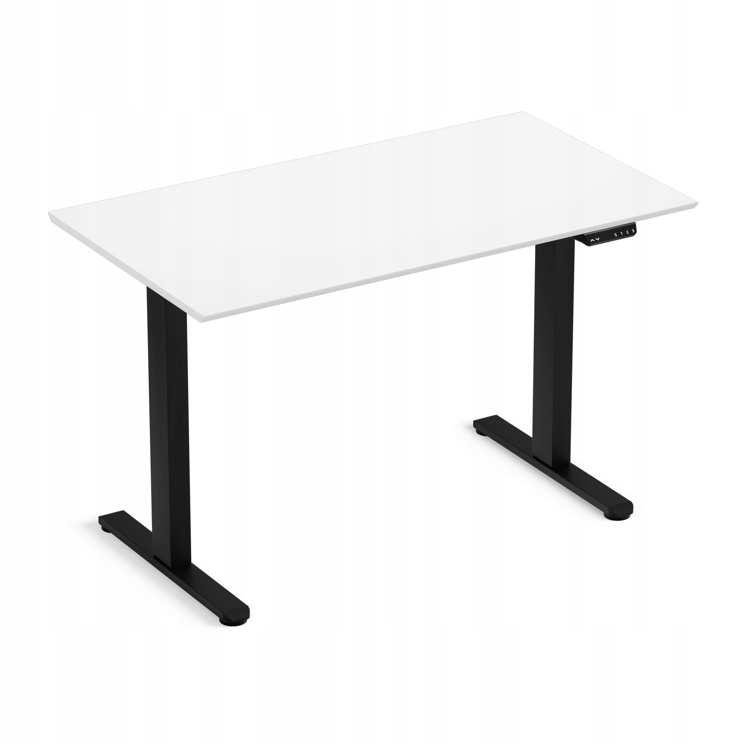 Elektrický písací stôl Control Flex+ 120/67 LVNSystem čierny biely s reguláciou