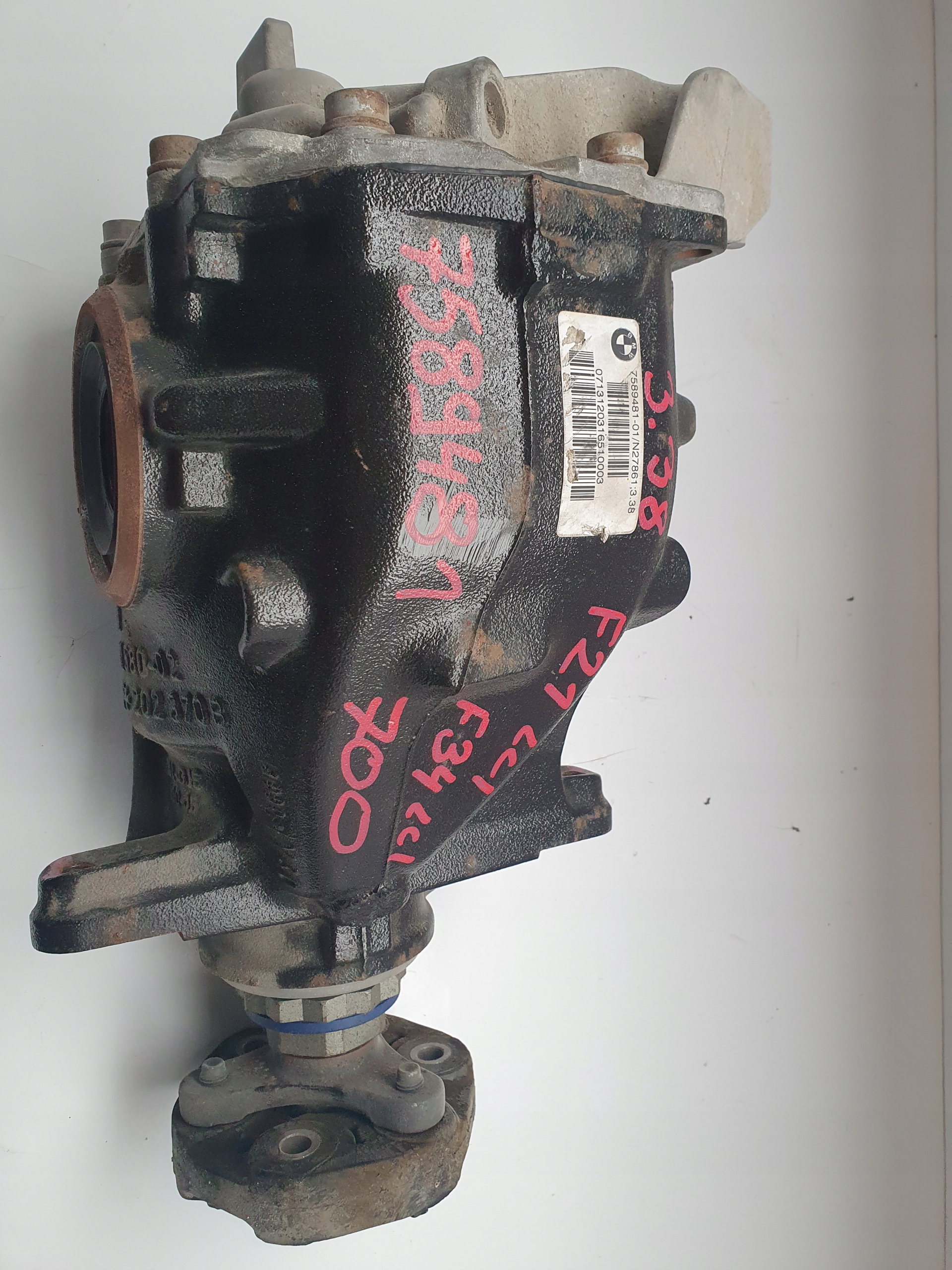 Мост зд BMW 3 F34 1 F21 3.38 7589481