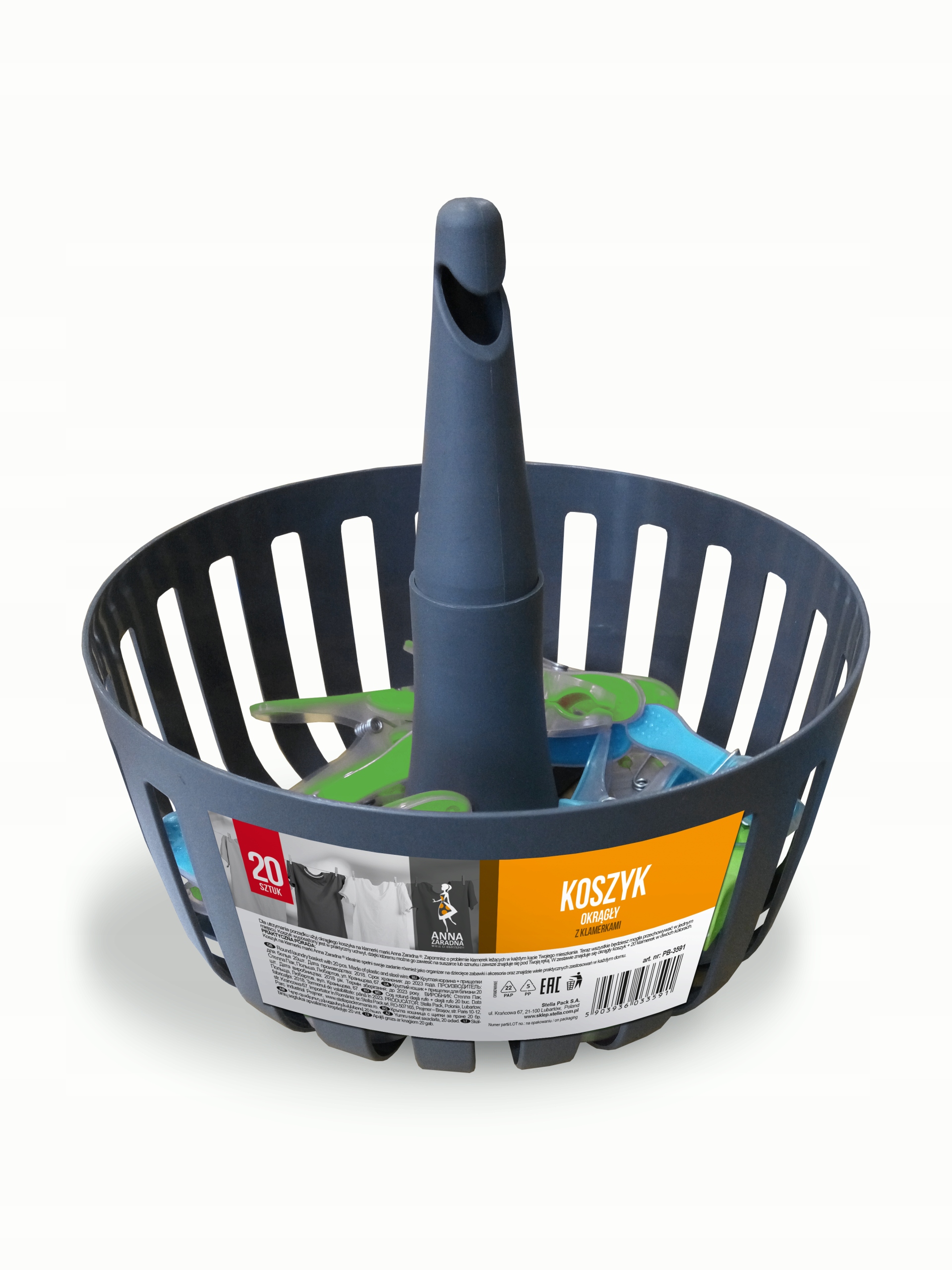 

Klamerki do bielizny- Koszyk 20 szt Anna Zaradna