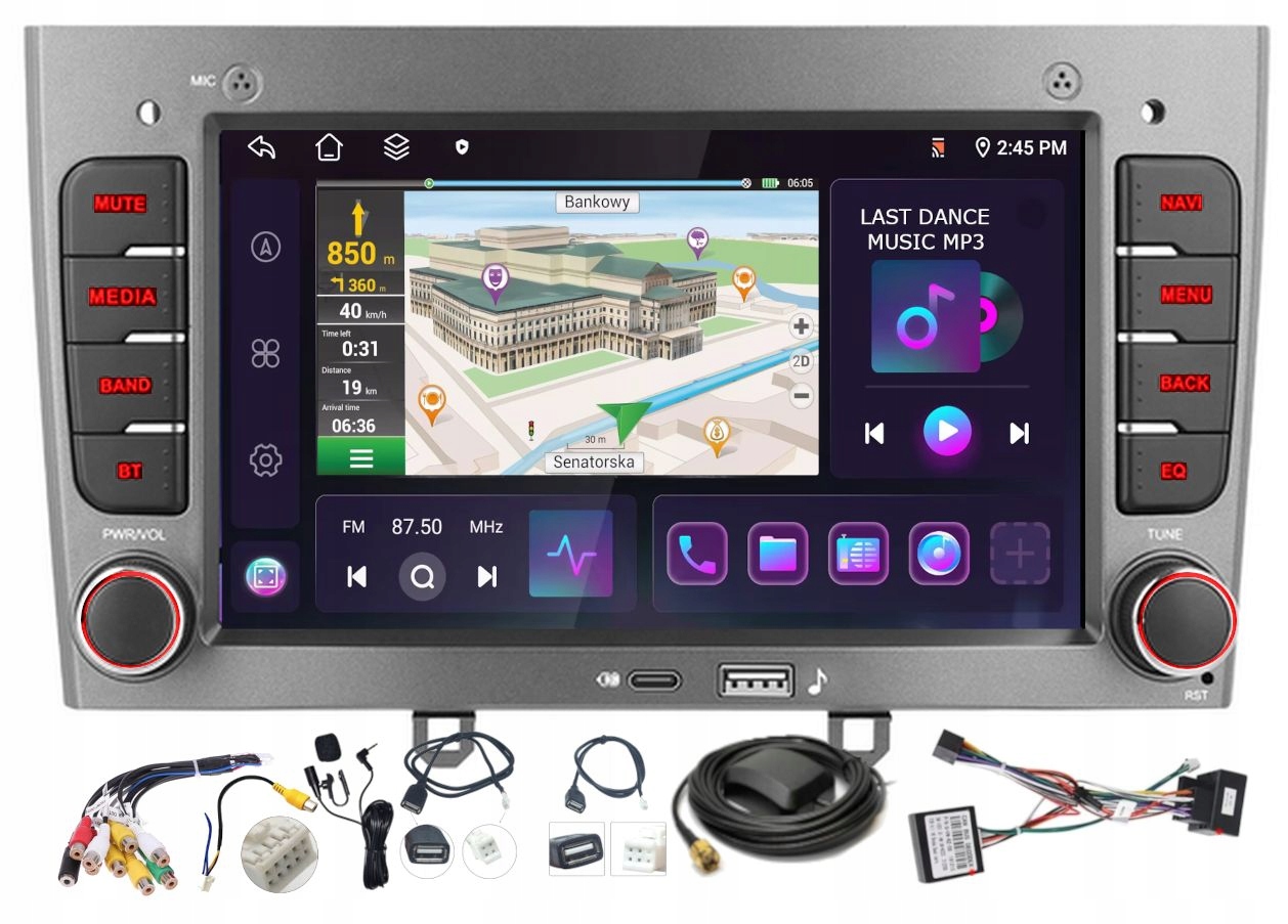 Autorádio Peugeot 308 408 Rzc 2007-2016 Carplay Wifi Usb 4GB 64GB