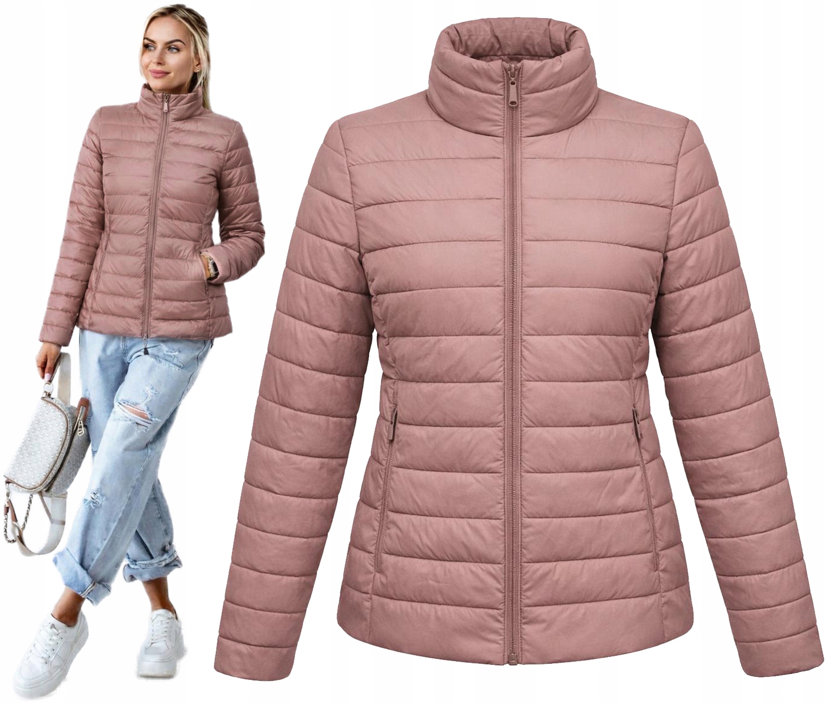 Dámská přechodová bunda Pikovaná lehká prošívaná 48 Audrey