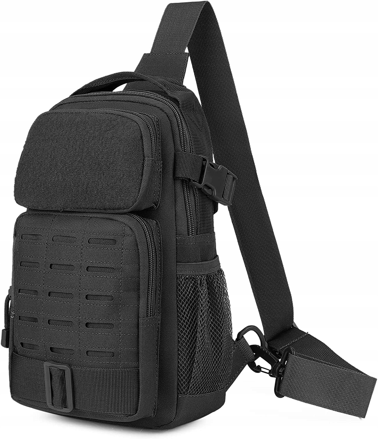 Tactical Sling Backpack Shoulder Bag, Black 13612348692 Allegro.pl