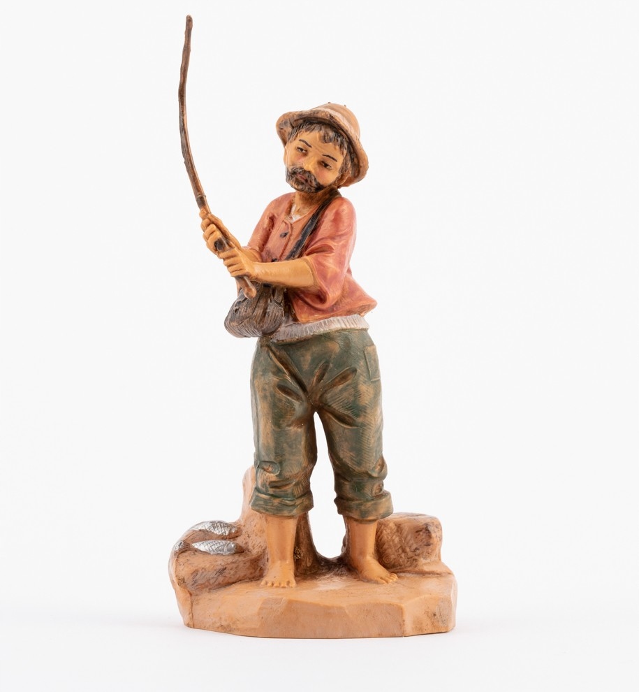 

Figurka firmy Fontanini- Wędkarz z wędką- 9,5cm