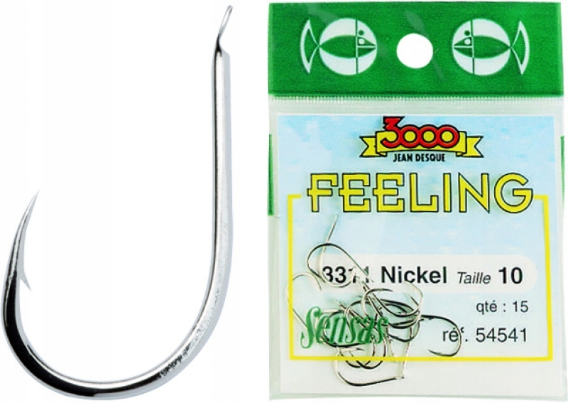 Sensas Haczyki 3000 Feeling Nickel 3311 15 sztuk Rozmiar 14