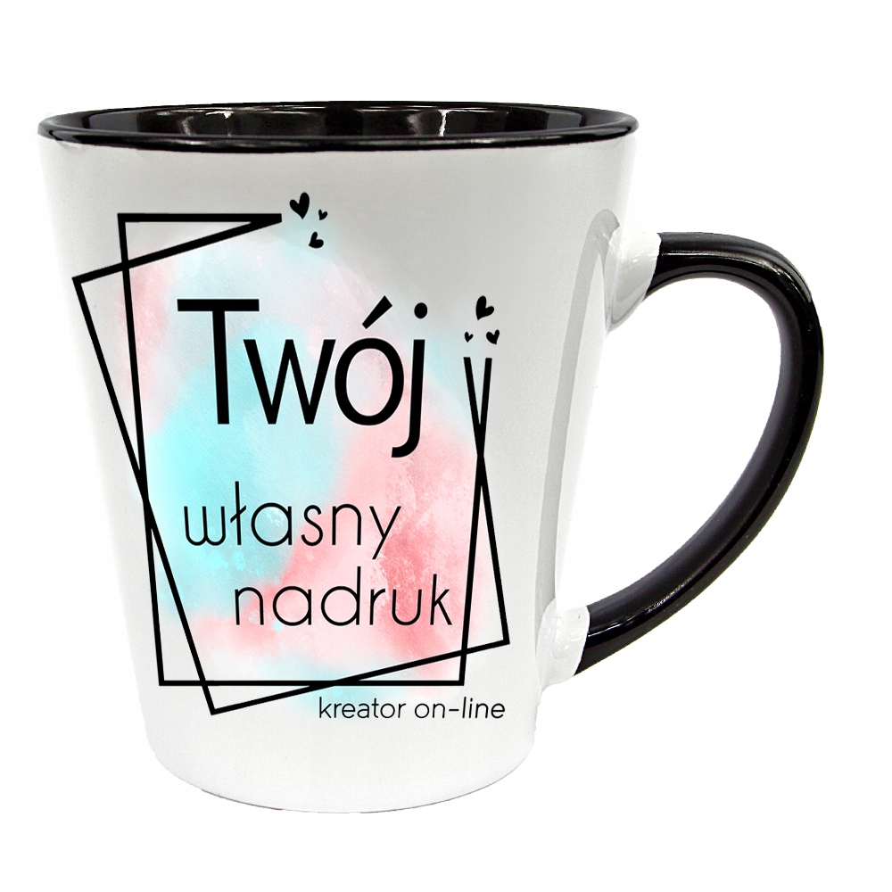 

Foto Kubek Z Własnym Nadrukiem Zdjęciem Logo Latte