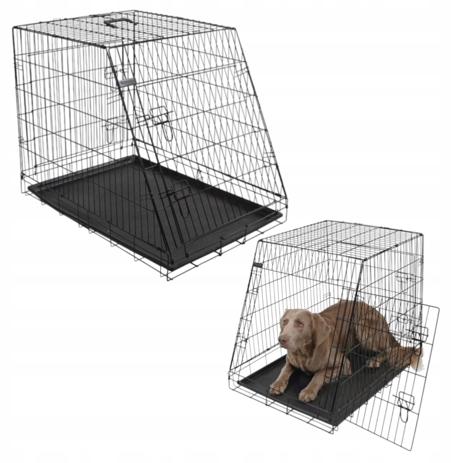 Stabilna Lekka 92x63X74 Transporter Kerbl klatka trapezowa boks do auta