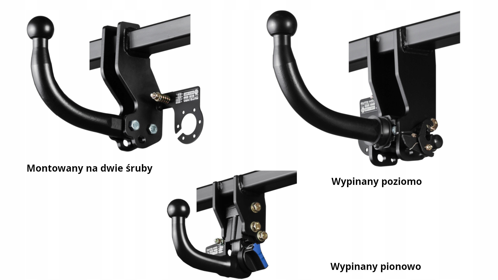 Hak holowniczy NISSAN ALMERA 03.2000-12.2006 4 drz Rodzaj kuli Odkręcana