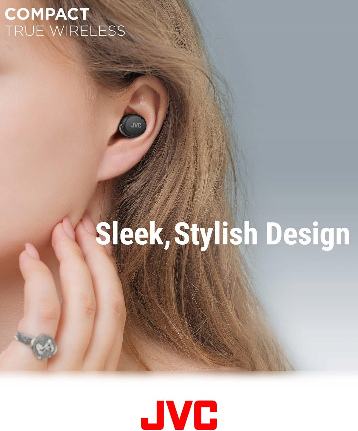 SŁUCHAWKI BEZPRZEWODOWE JVC HA-Z330T-B Kolor czarny